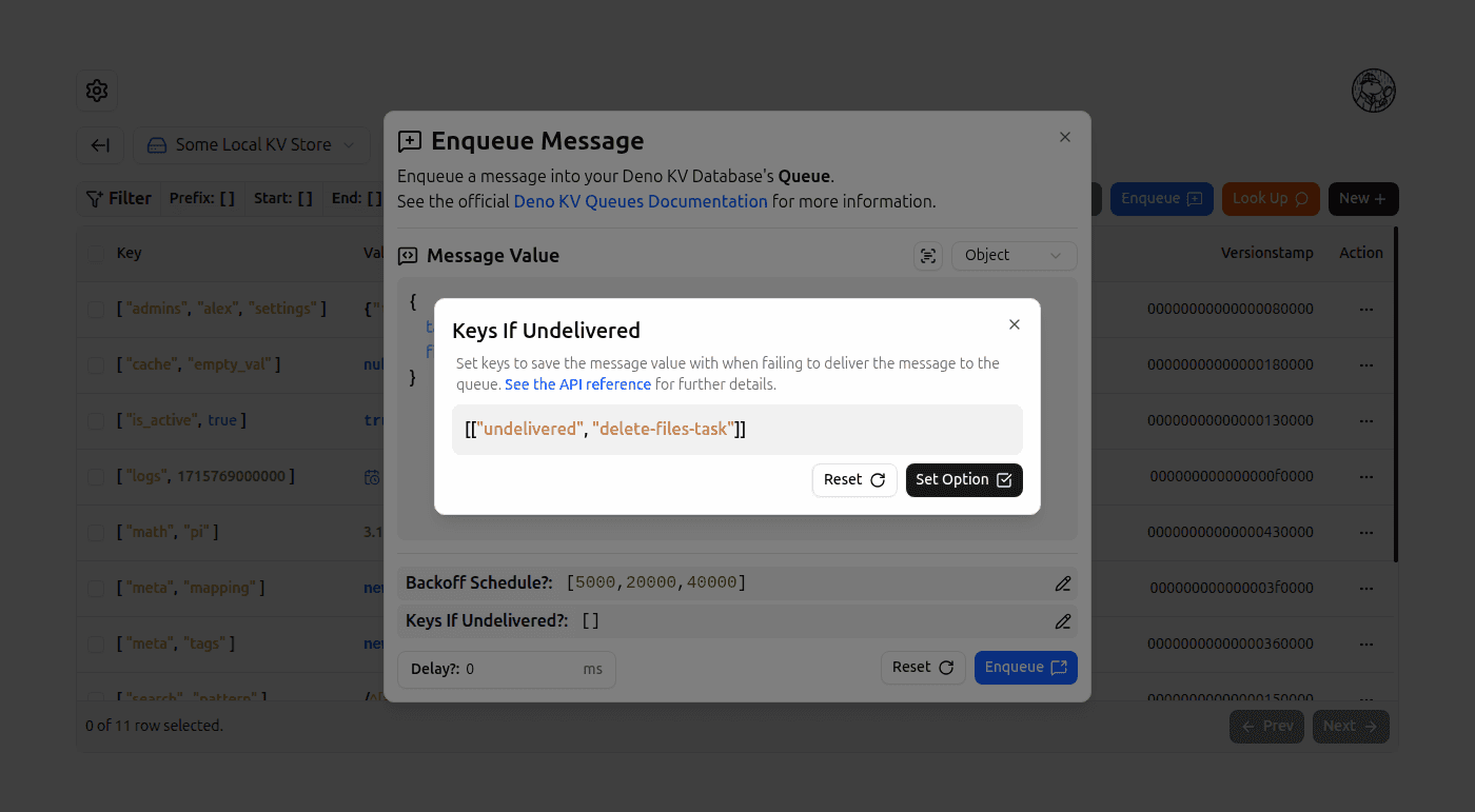 Enqueue Message Keys If Undelivered Option screenshot (light)