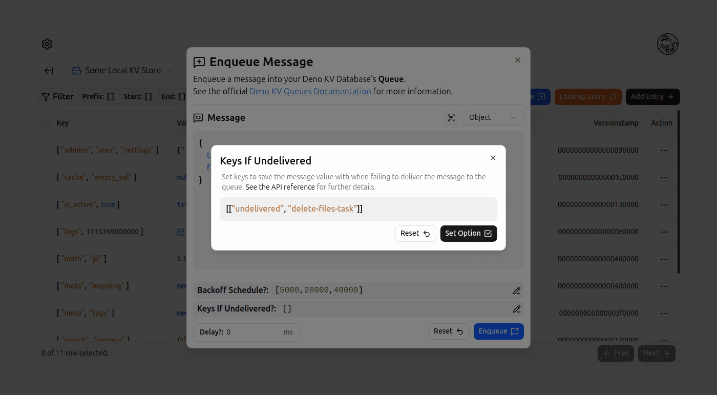 Enqueue Message Keys If Undelivered Option screenshot (light)