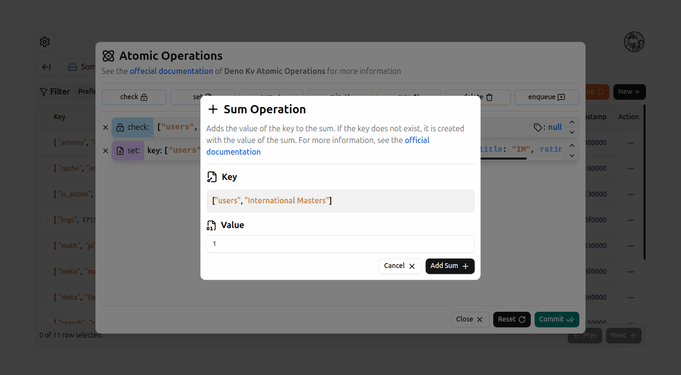 Sum Atomic Operation screenshot (light)