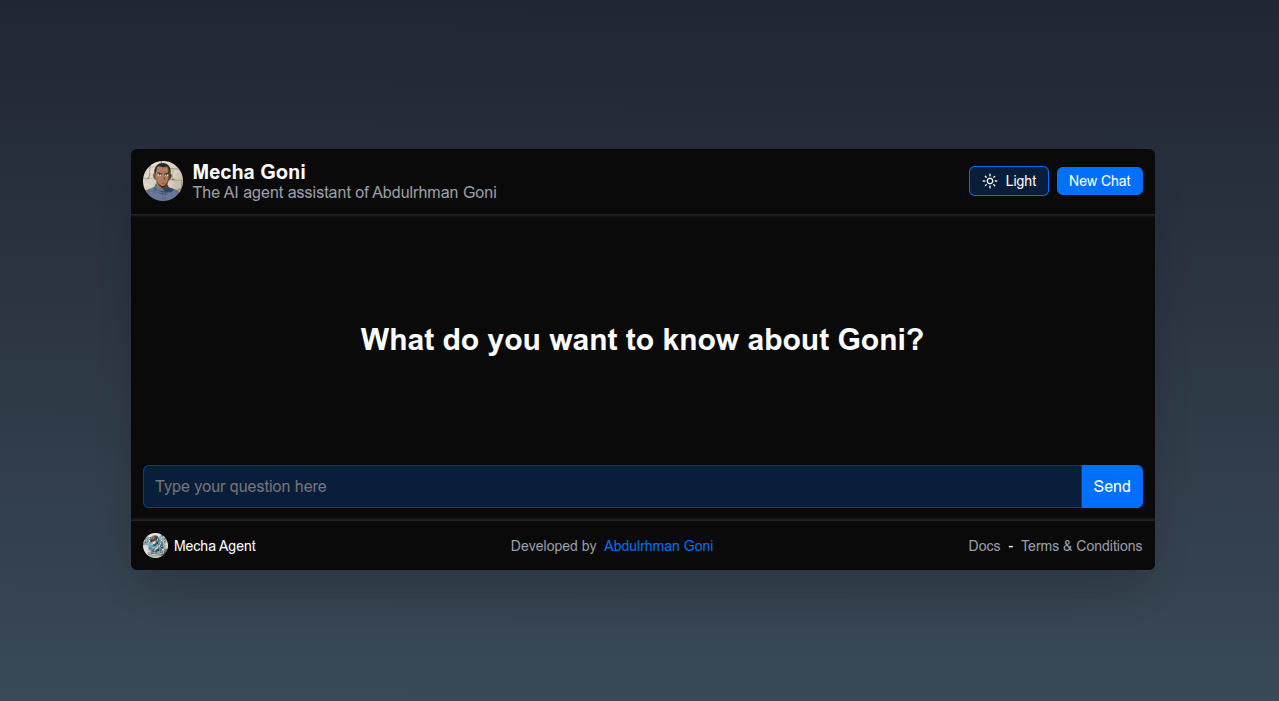 Mecha Agent Inference Client screenshot
